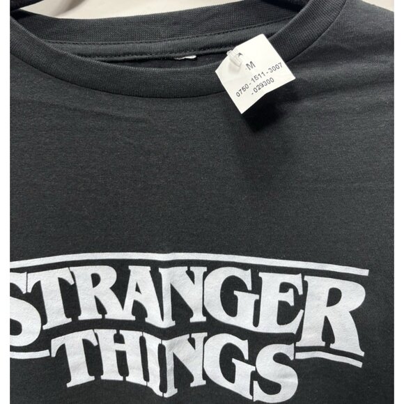 Stranger Things Netflix T-Shirt Black Mens Medium Official Tee Brand New - Picture 2 of 6